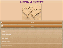 Tablet Screenshot of fathergeoffweddings.com